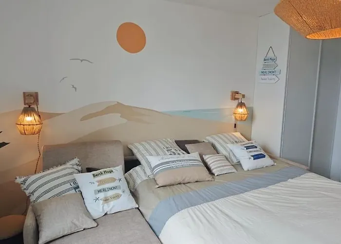 Berck Beach Attitude 160 Queen Size Tres Confort - 3Min De La Plage